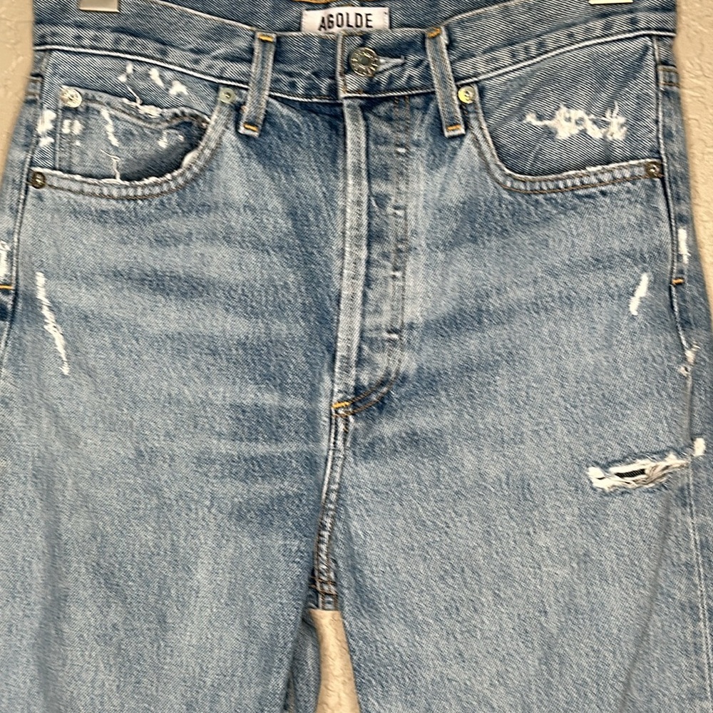 90s Mid Rise Straight Fit Jeans Color: Fall Out - Picture 9 of 14